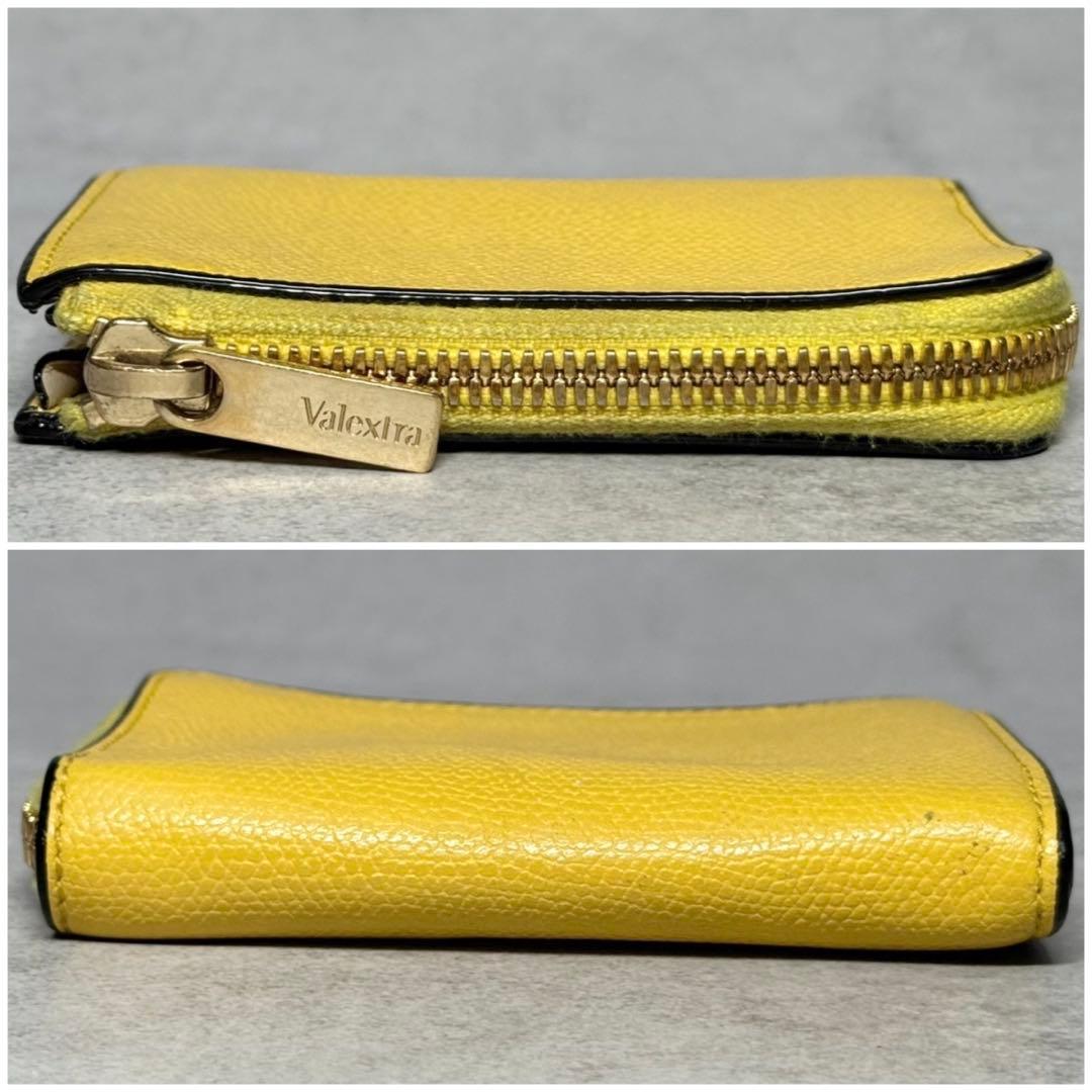 定価7.1万 ヴァレクストラ イエロー ジップキーホルダー 小銭入れ