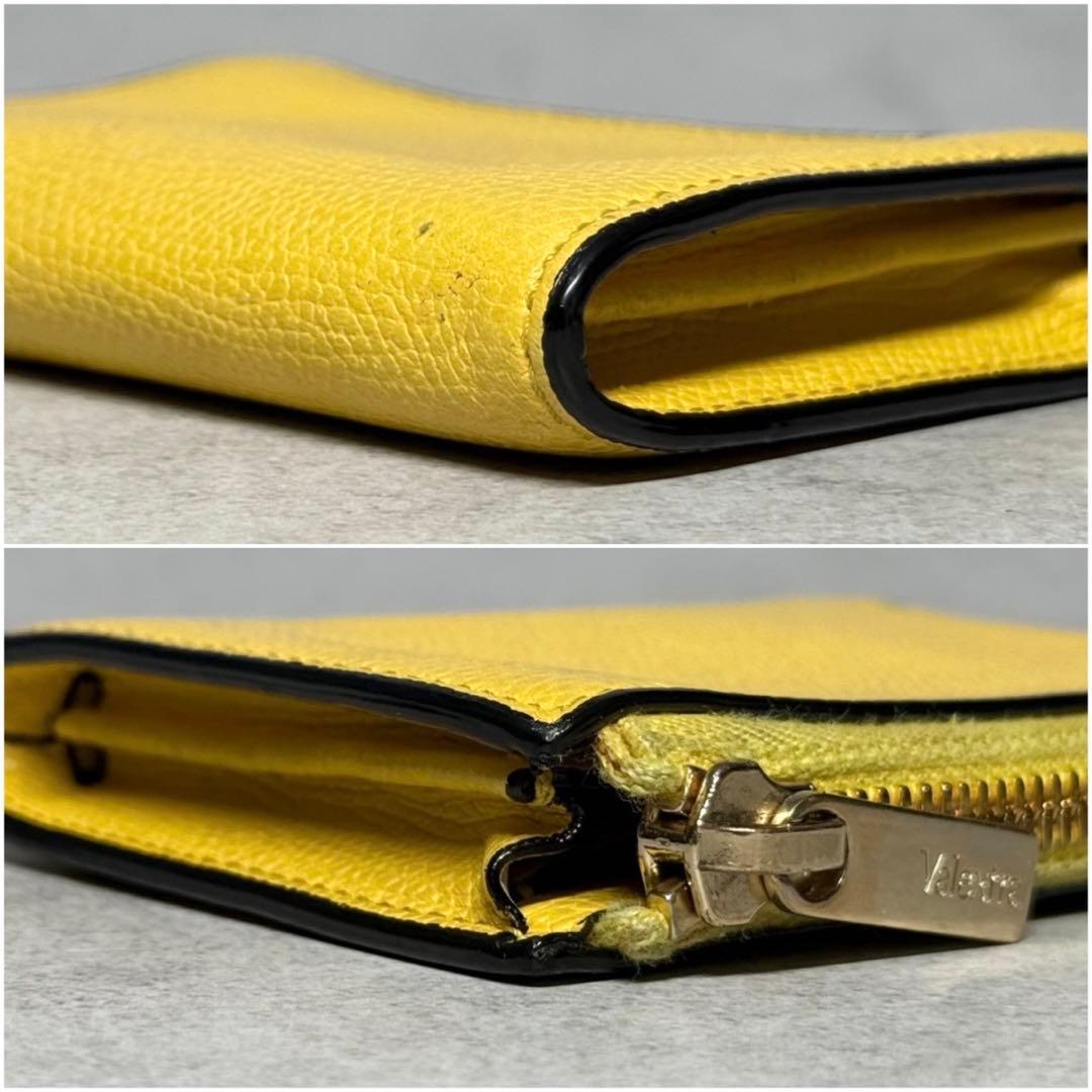 定価7.1万 ヴァレクストラ イエロー ジップキーホルダー 小銭入れ