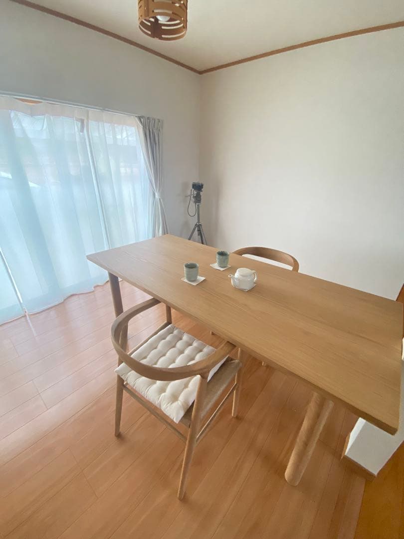 無印良品　木製テーブル　幅180×奥80cm (※天板のみ、脚は別売り)