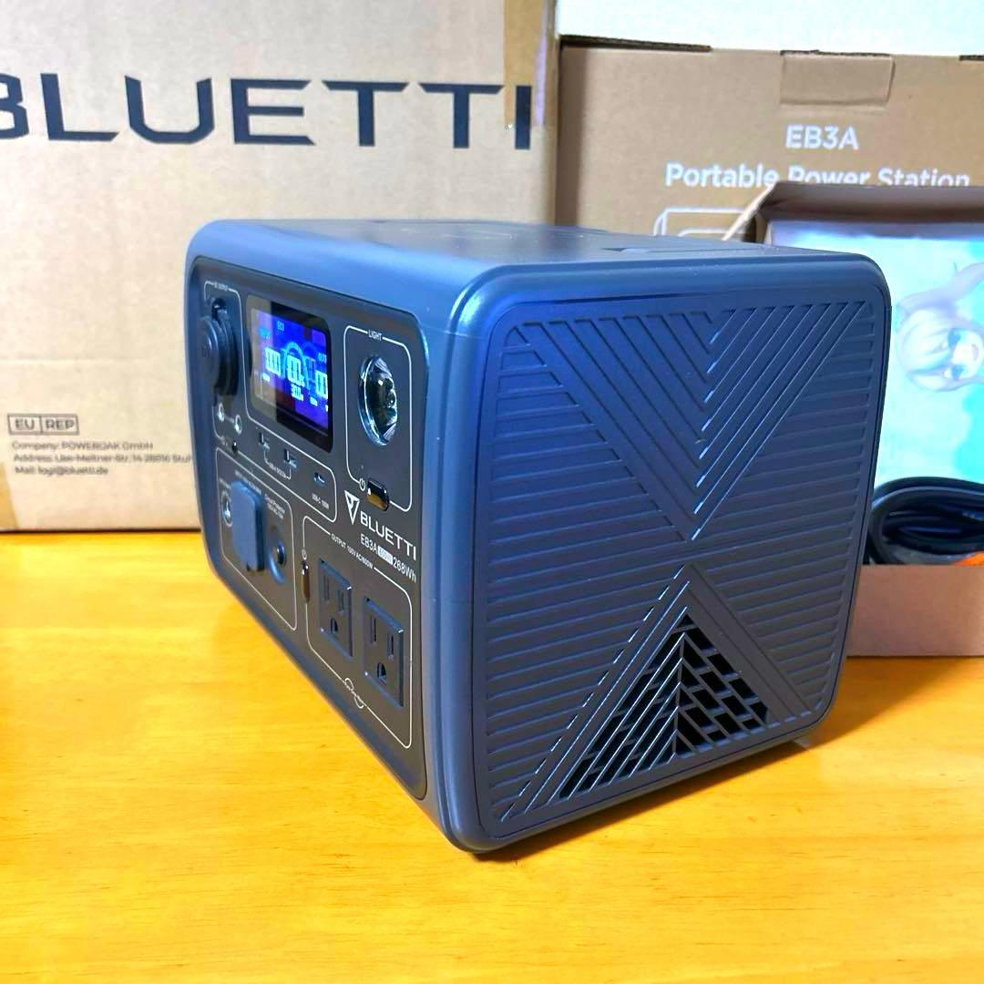 BLUETTI EB3A ポータブル電源 268Wh 最大600W 大人気 美品
