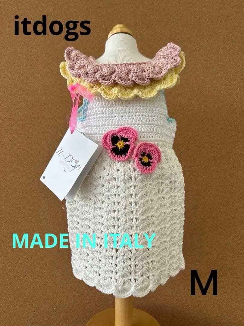 itdogs お花のニットトップス Mサイズ
