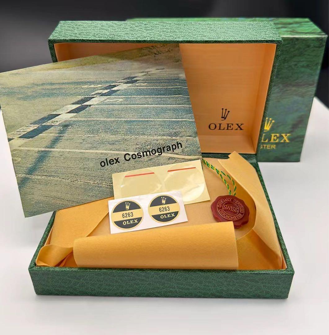 グリーン時計BOX 冊子　タグ　シール付き-g