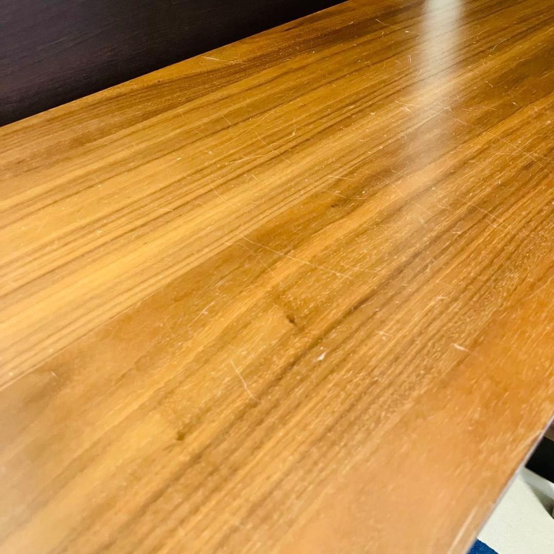 ニトリ カウンターテーブル フィルン ミドルブラウン 木製 NITORI