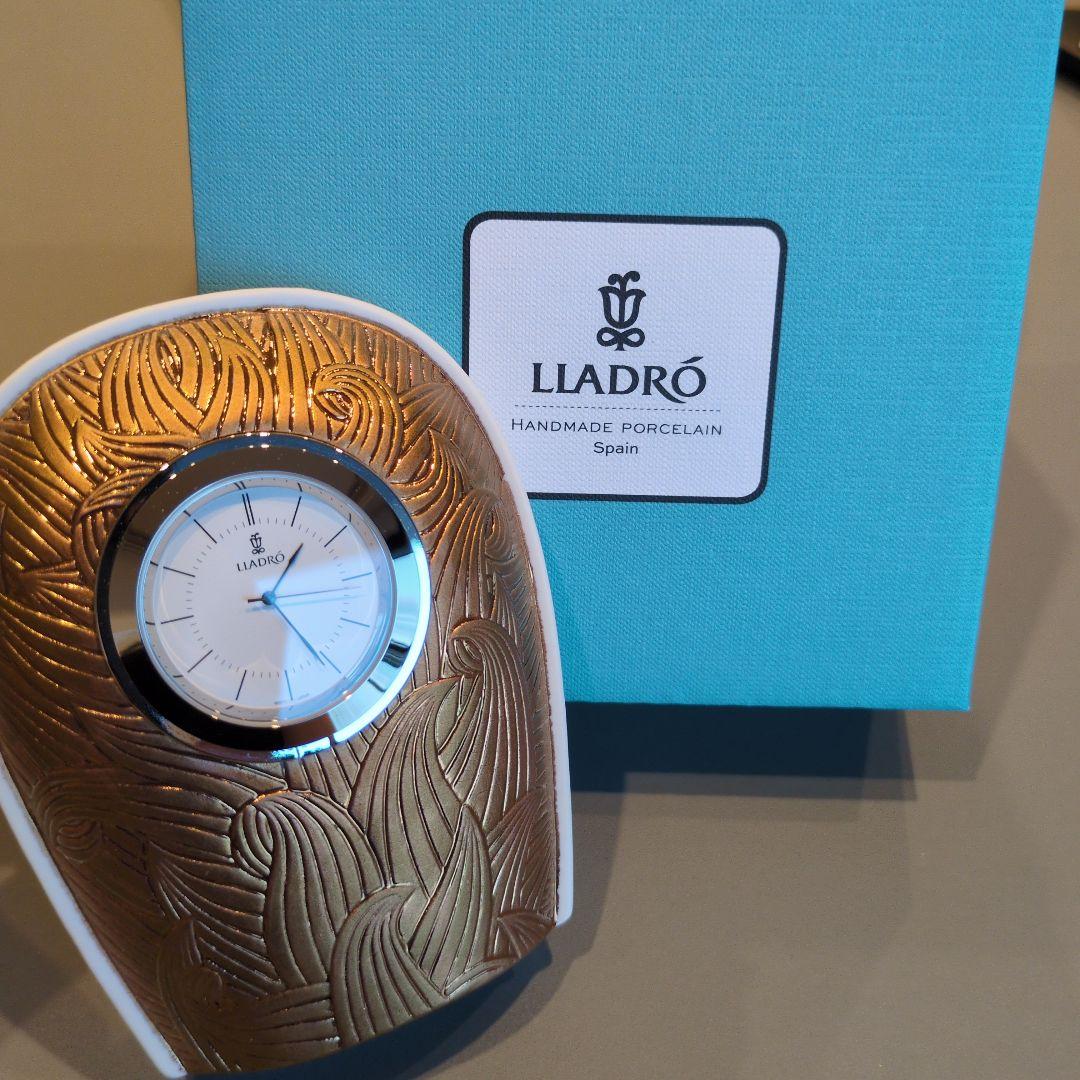 LLADRÓ 置時計 ゴールド
