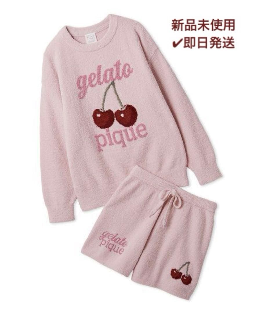 【最終！】ジェラートピケ ベビモコチェリージャガードプルオーバー＆ショートパンツ