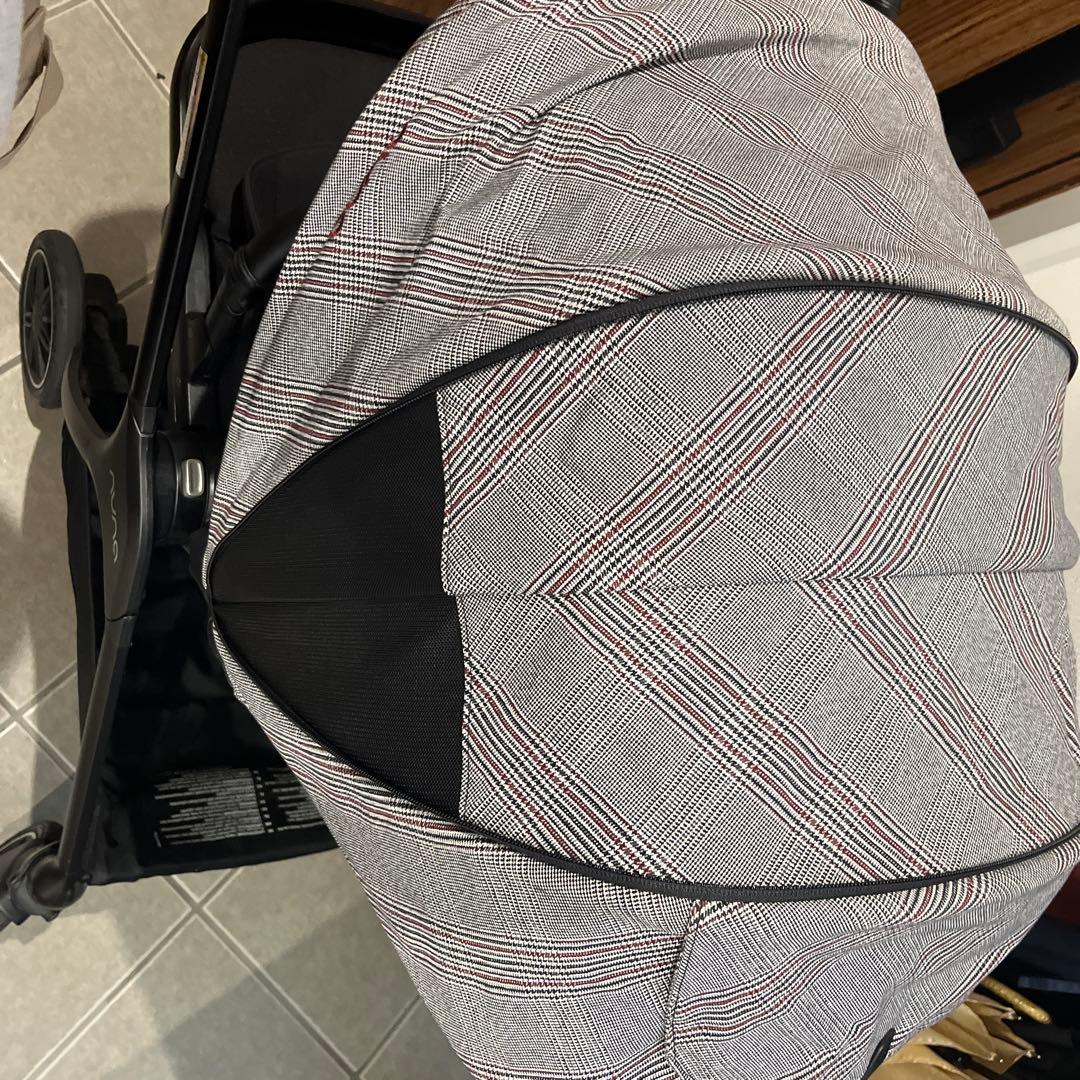 nuna trivベビーカー (ブラック/チェック柄) おまけ付き