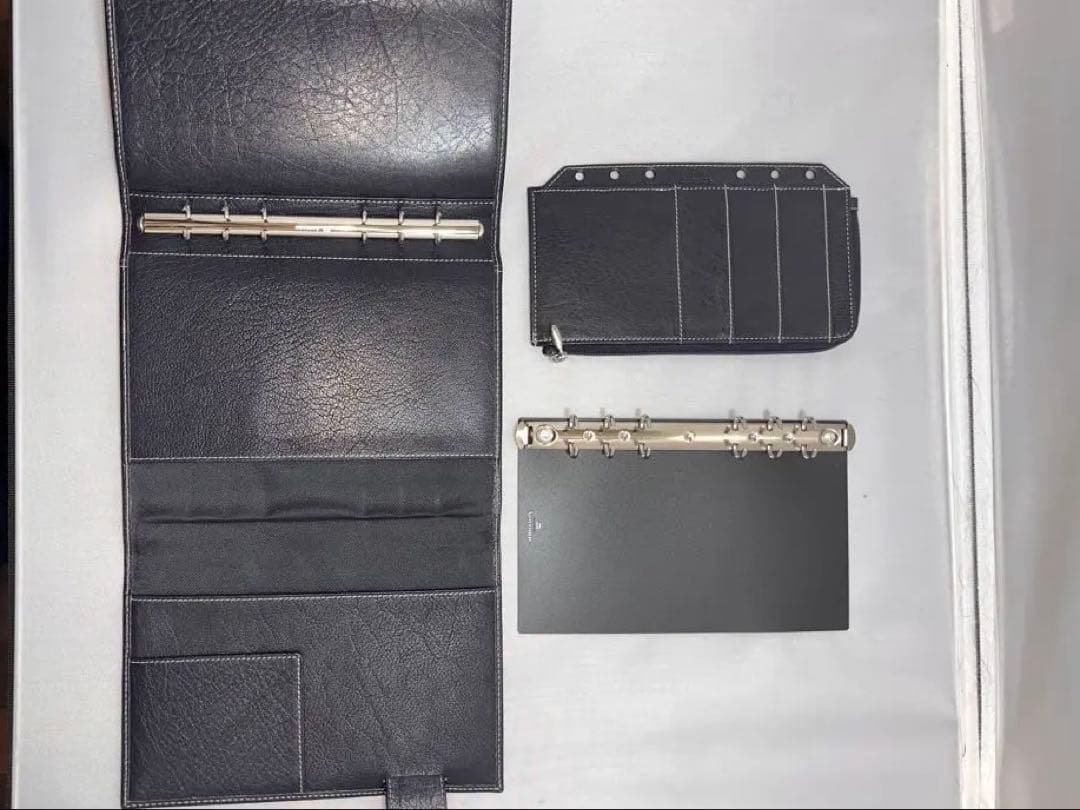 大幅値下げAshfordレザー バイブルリング式ファイル