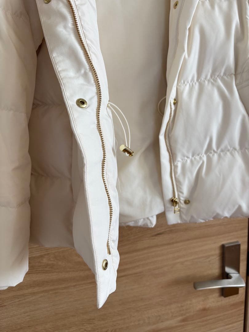 【新品】グローバルワーク★ウツクシルエット★撥水ダウンコート★M★ホワイト★