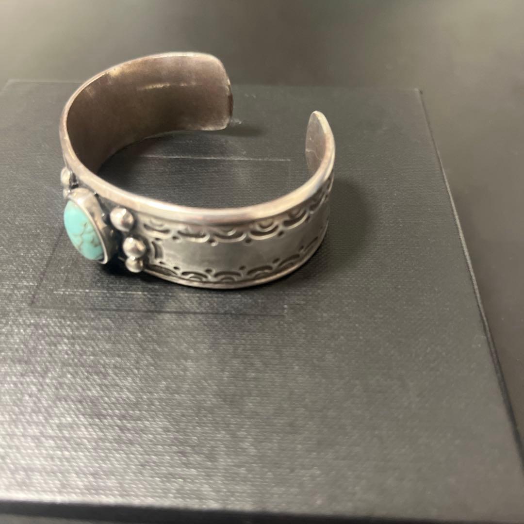 YSL ターコイズ　バングル　ナバホ