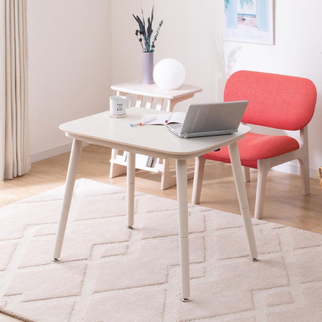 即日発送　ニトリ高さが変えられる2Wayこたつテーブル　NV02 8060 WW