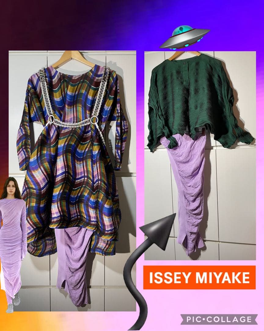 イッセイミヤケ 2024 スカート ストレッチ issey miyake