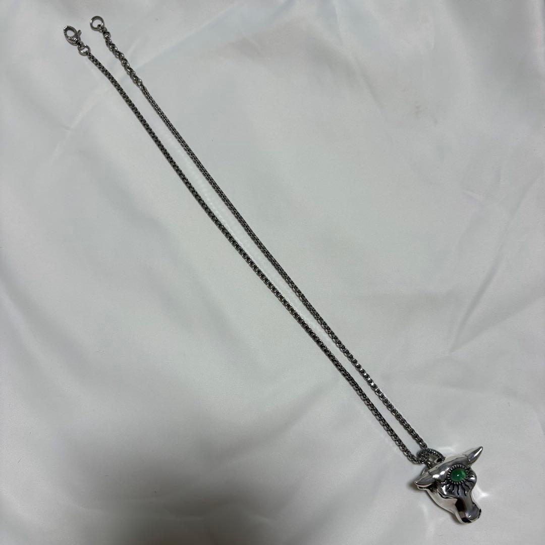 【正規品】GUCCI アングリーフォレスト ブル　ネックレス シルバー 保存袋