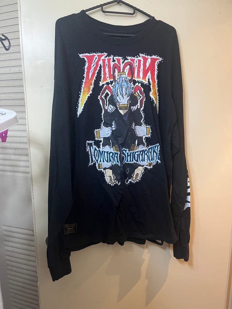 希少 glamb 僕のヒーローアカデミア ロングTシャツ　死柄木弔