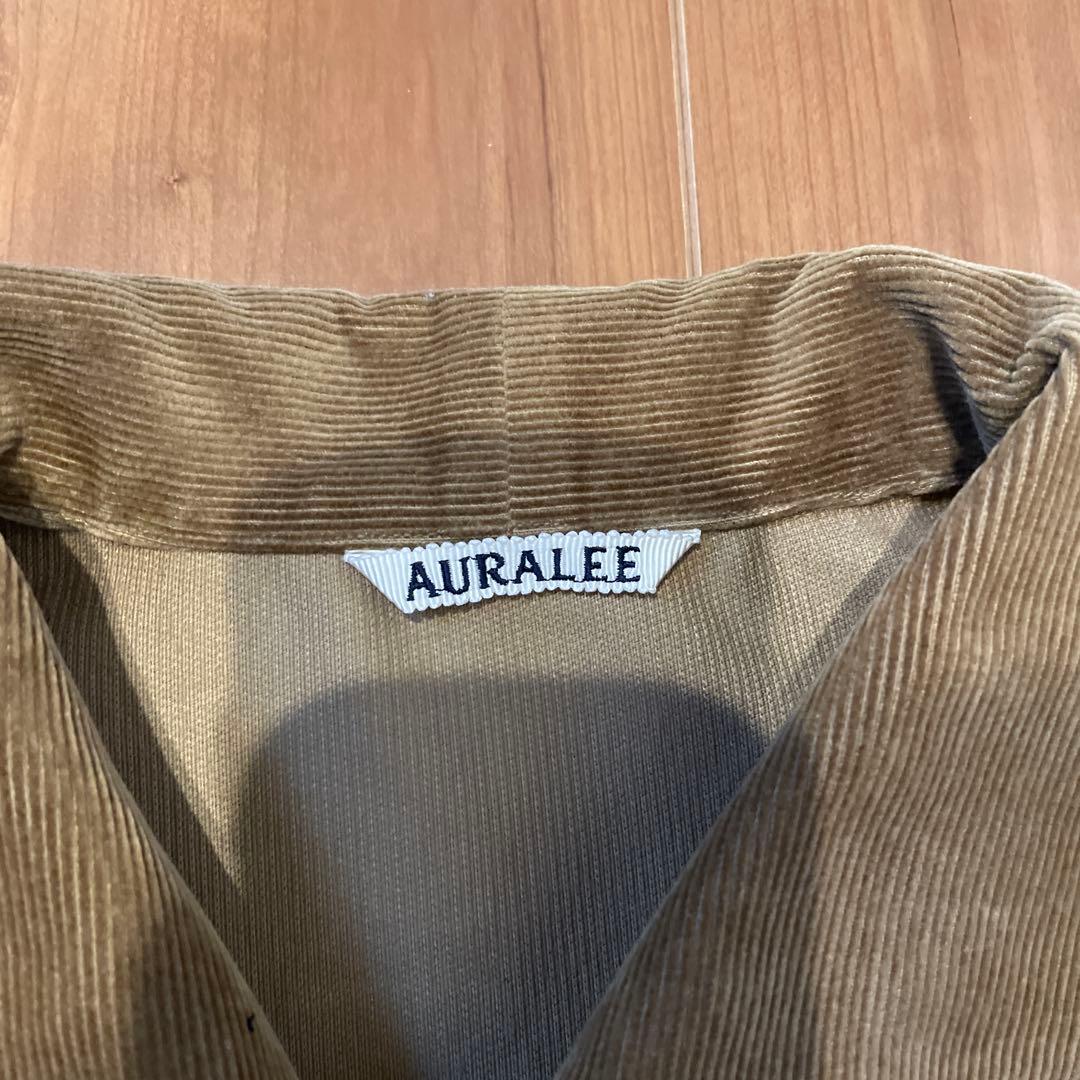 キ*プ様 AURALEE FINX CORDUROY SHIRT KHAKI