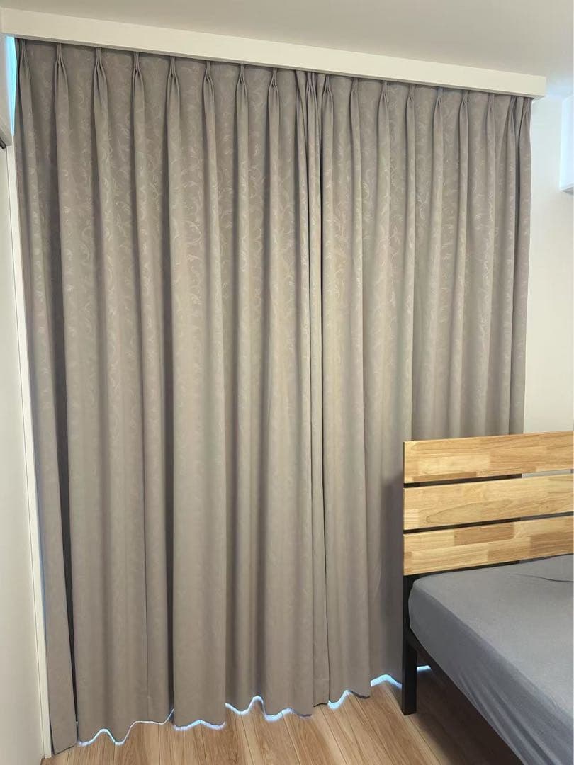 モモナチュラル カーテンセット｜幅209×丈233cm・遮光防熱