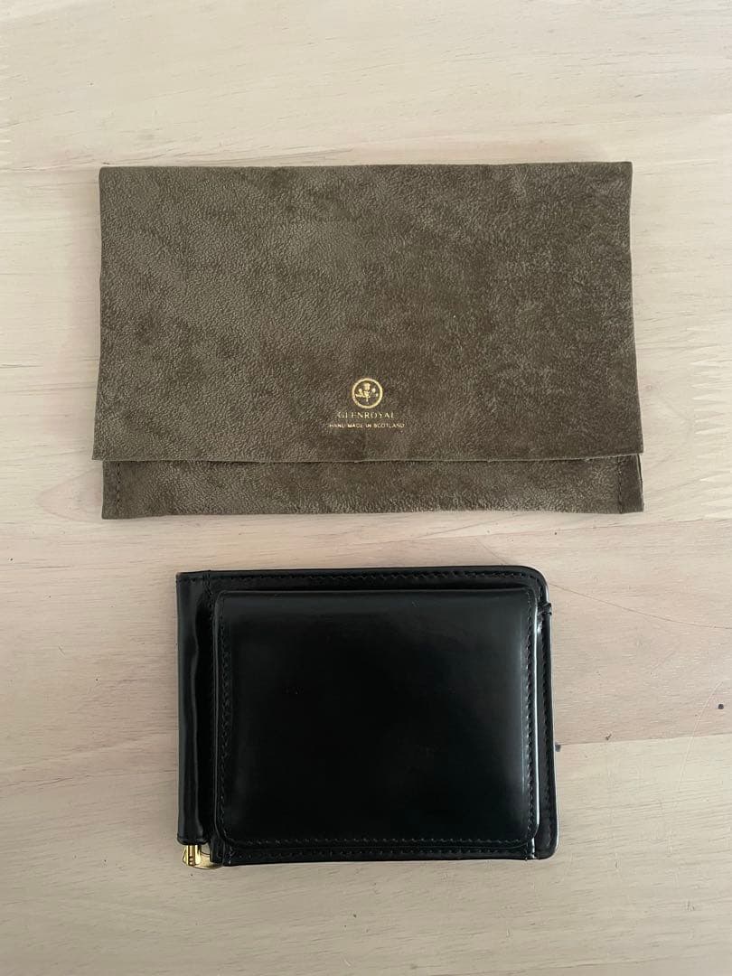 GLEN グレンロイヤル マネークリップ（小銭入れ付）