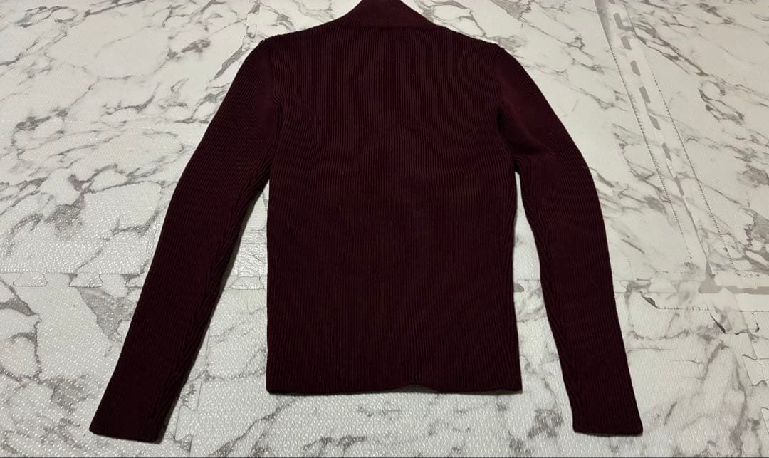 ス*ん様 ★BALENCIAGAニットハーフジップレディース34サイズ