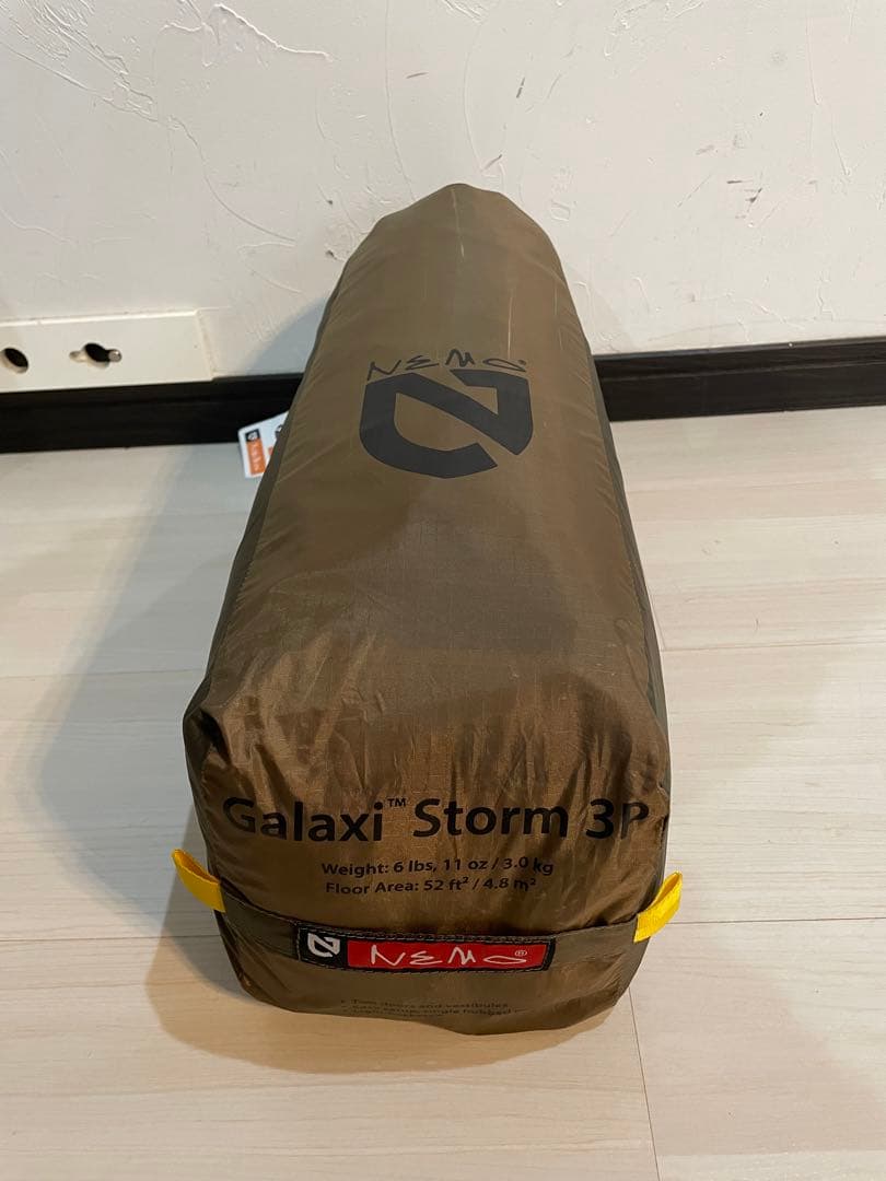 【未使用品】ニーモ ギャラクシーストーム3P フットプリント付き