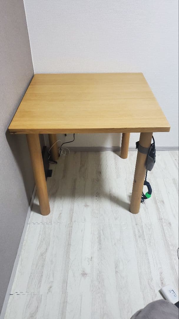 無印良品　木製ダイニングテーブルこたつ