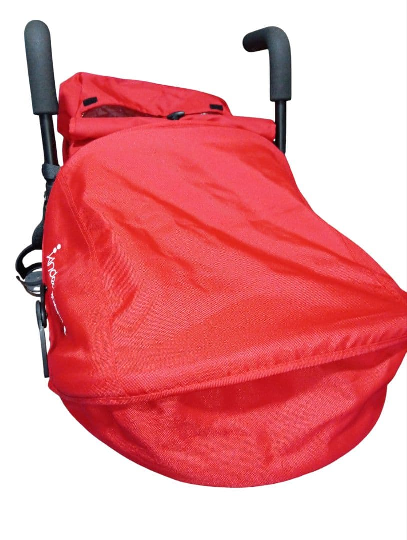 日本育児　キンダーワゴン　二人乗りベビーカー　DUOシティHOPレッド 2017