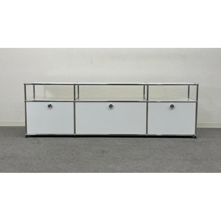 再入荷！正規品！ほぼ未使用品■USMハラー■サイドボード　テレビボード　ホワイト