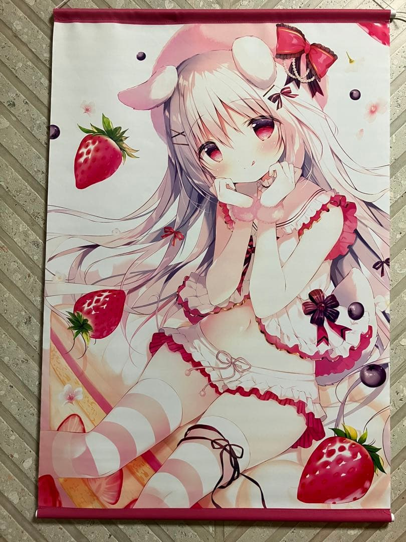 しらたま　しろいいぬ　B2タペストリー　(しらたま) /しらたまこ