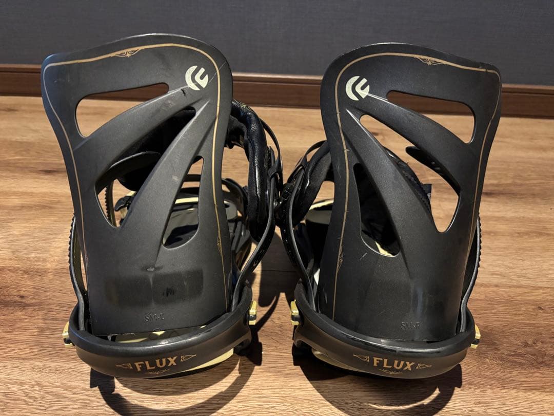 FLUX スノーボードビンディング M ブラック