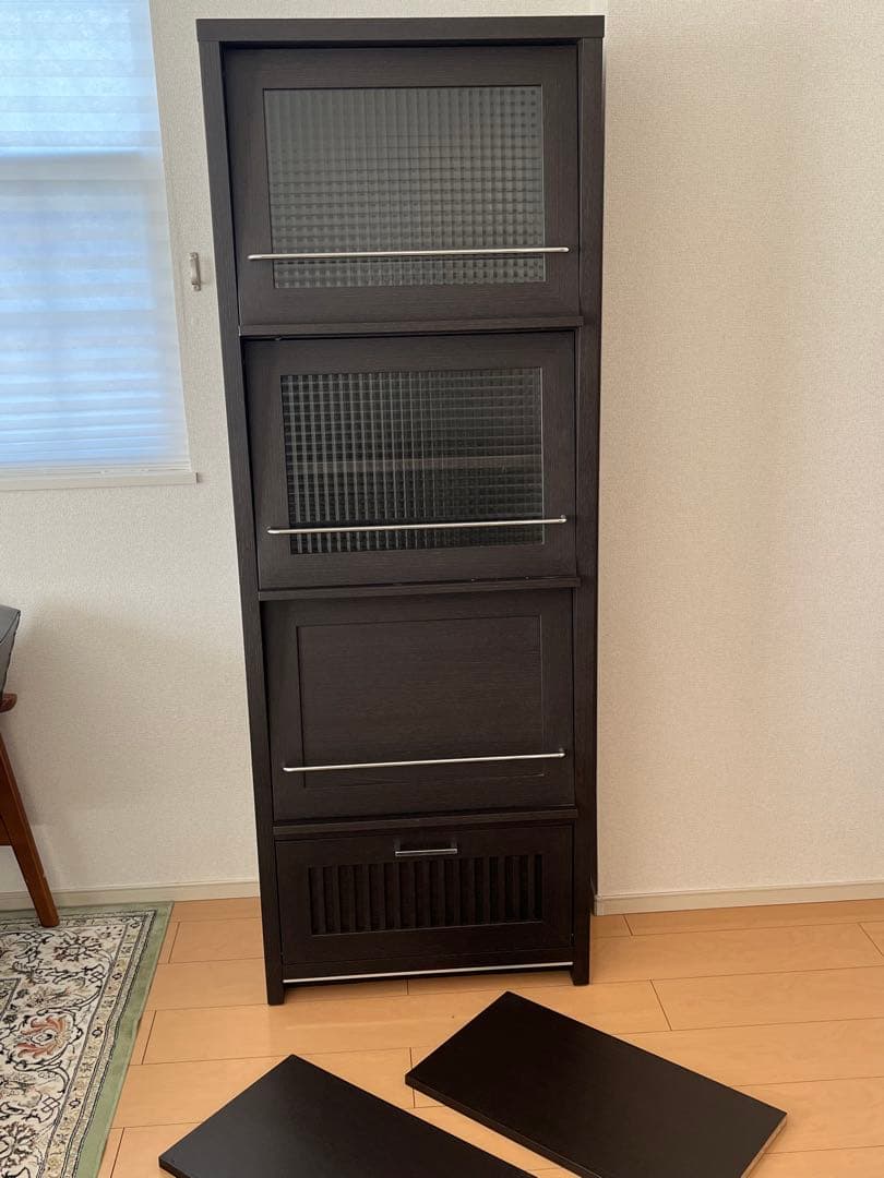 B-COMPANY ビーカンパニー フラップ扉 本棚/飾り棚/マガジンラック